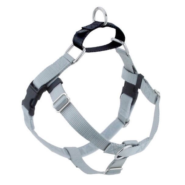 Silver Freedom No-Pull Dog Harness & Optional Leads