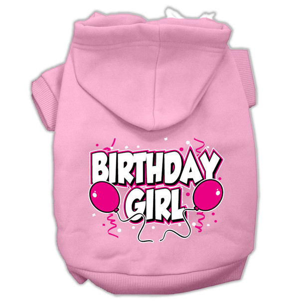 Birthday Girl Balloons Dog Hoodie