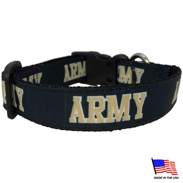 Army Black Knights Pet Collar