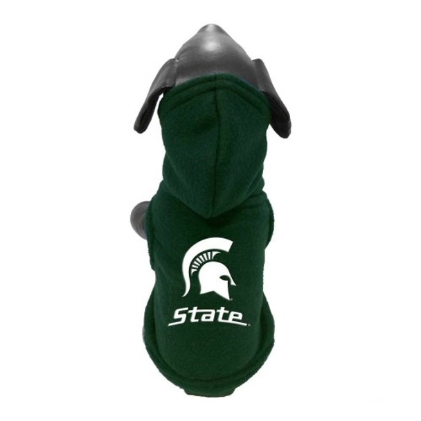 Michigan State Spartans Polar Fleece Pet Hoodie - XS