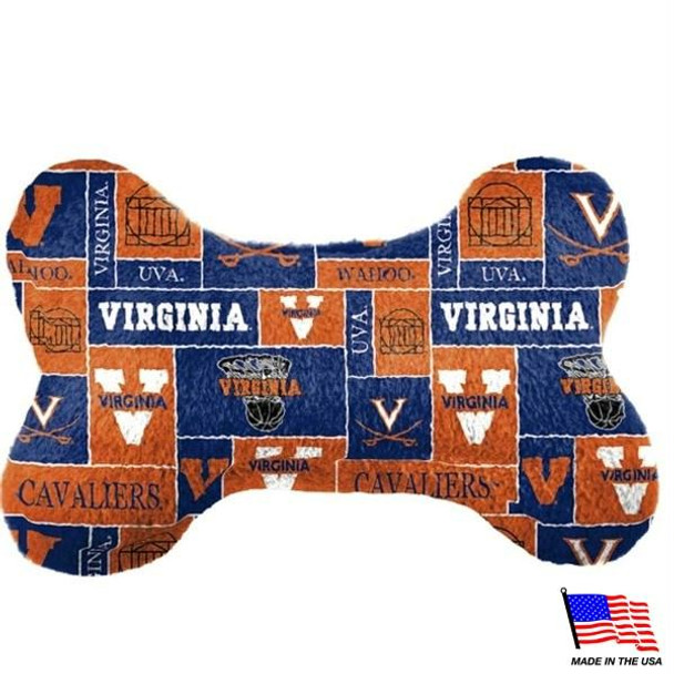 Virginia Cavaliers Plush Bone Toy