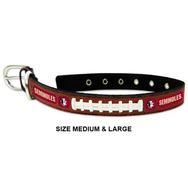 Florida State Seminoles Classic Leather Football Collar