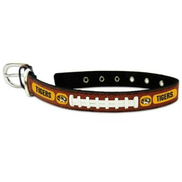 Missouri Tigers Classic Leather Football Collar