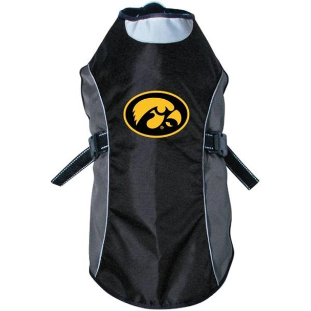 Iowa Hawkeyes Water Resistant Reflective Pet Jacket