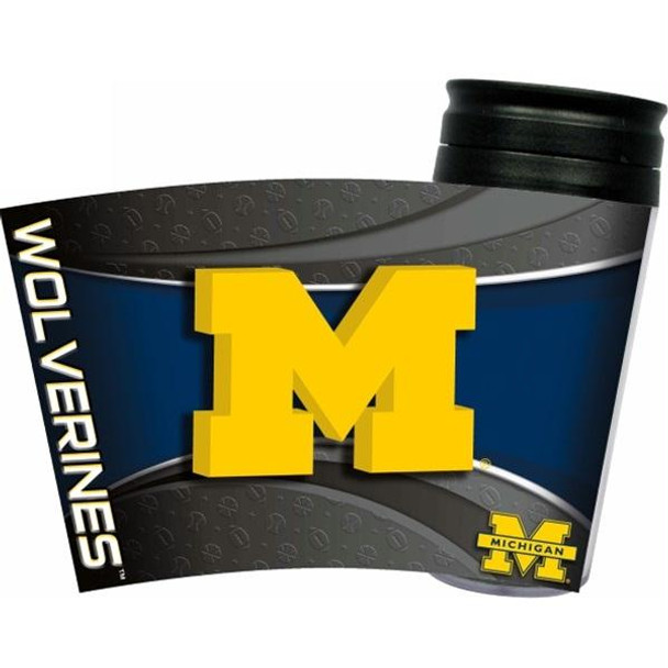 Michigan Wolverines Acrylic Tumbler w/ Lid