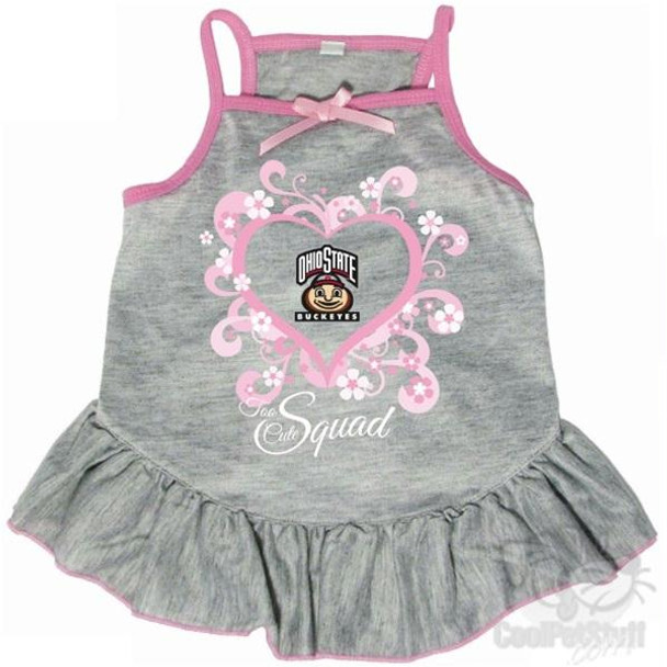 Ohio State Buckeyes "Too Cute Squad" Pet Dress