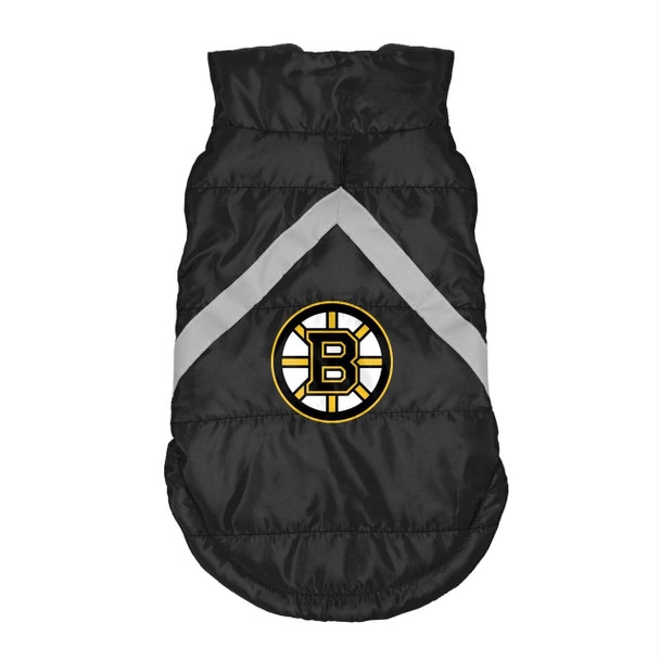 Boston Bruins Pet Puffer Vest - Teacup