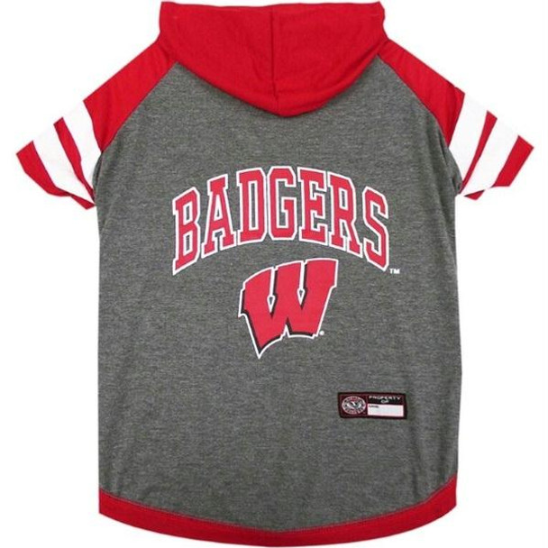 Wisconsin Badgers Pet Hoodie T-Shirt