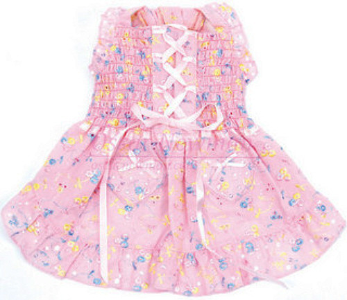 Hearts & Tarts Corsette Hand-Smocked Dog Dress