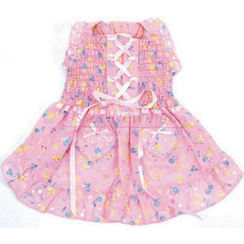 Hearts & Tarts Corsette Hand-Smocked Dog Dress