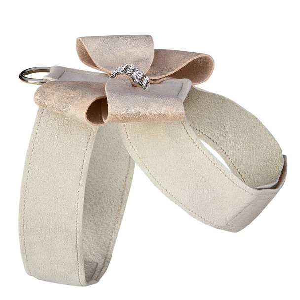 Doe Tinkie Harness with Champagne Glitzerati Nouveau Bow