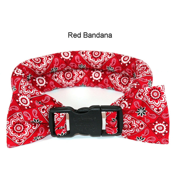 Too Cool Cooling Dog Collars -Red Bandana