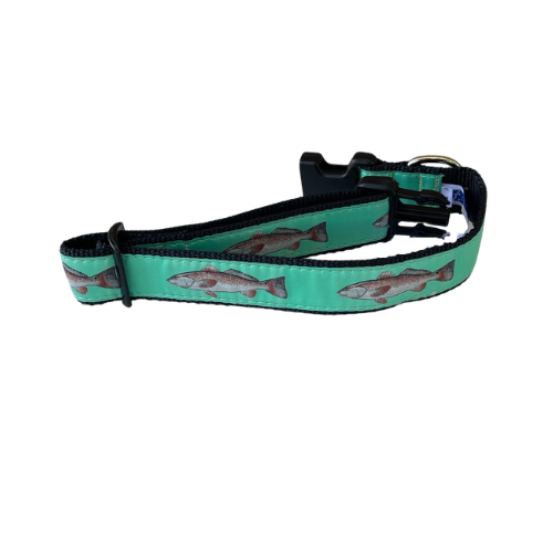 Redfish 3/4 & 1.25 inch Dog Collar, Harness