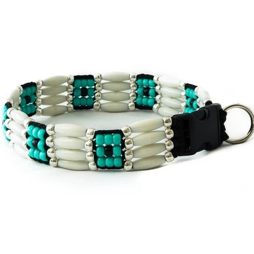 Southwestern Beaded Cheyenne Dog Collar