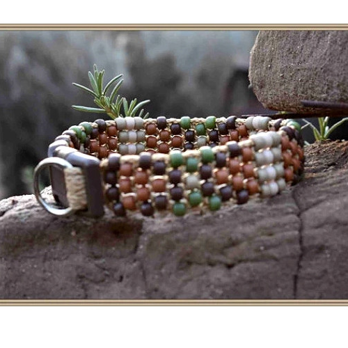 Beaded Jotto Dog Collar