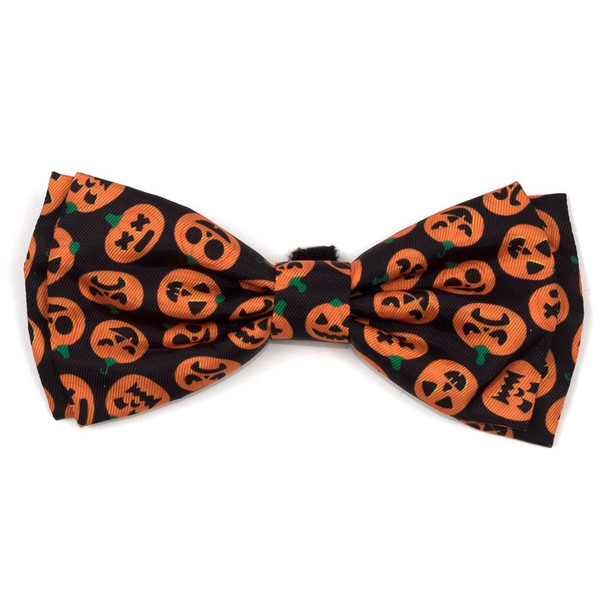 Jack-O-Lantern Pet Dog Bow Tie