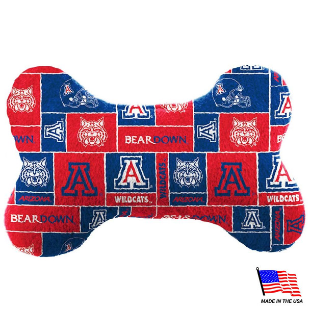 Arizona Wildcats Plush Bone Toy