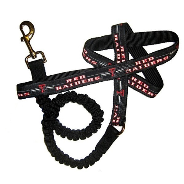 Texas Tech Red Raiders Bungee Ribbon Pet Leash