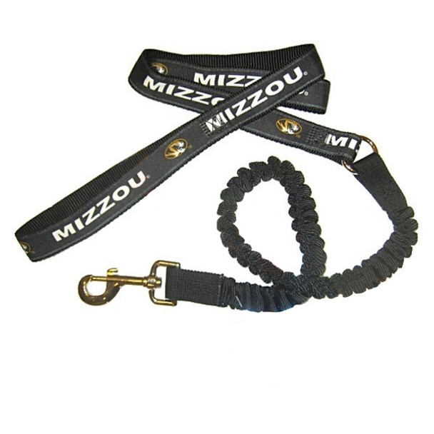 Missouri Tigers Bungee Ribbon Pet Leash