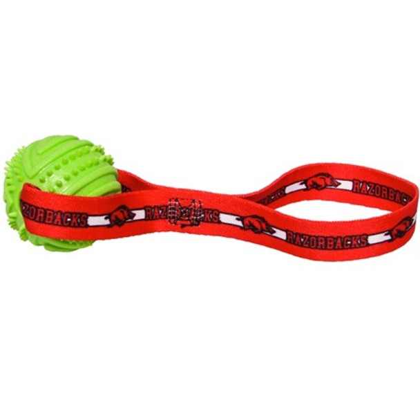 Arkansas Razorbacks Rubber Ball Toss Toy