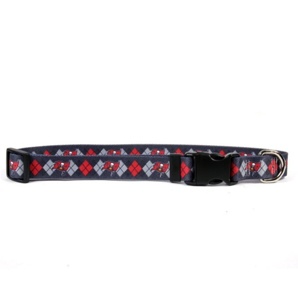 Tampa Bay Buccaneers Argyle Nylon Collar