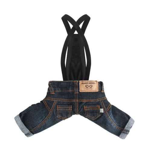 Puppy Angel Geolgine HQ Washed Denim Pants - Navy Blue