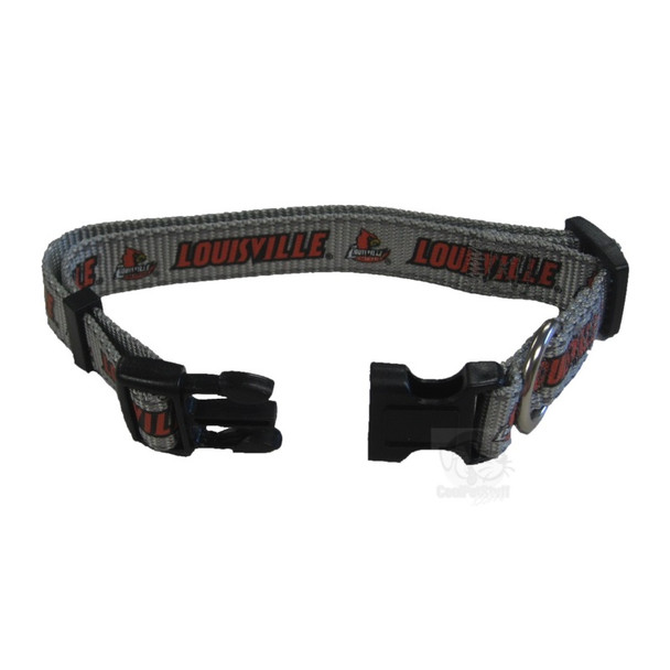 Louisville Cardinals Pet Reflective Nylon Collar