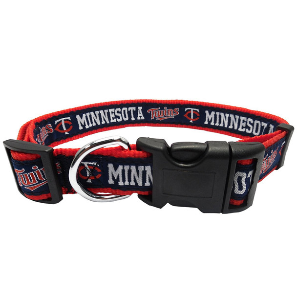 Minnesota Twins Blue Pet Collar by Pets First - PFTWN3036b-1