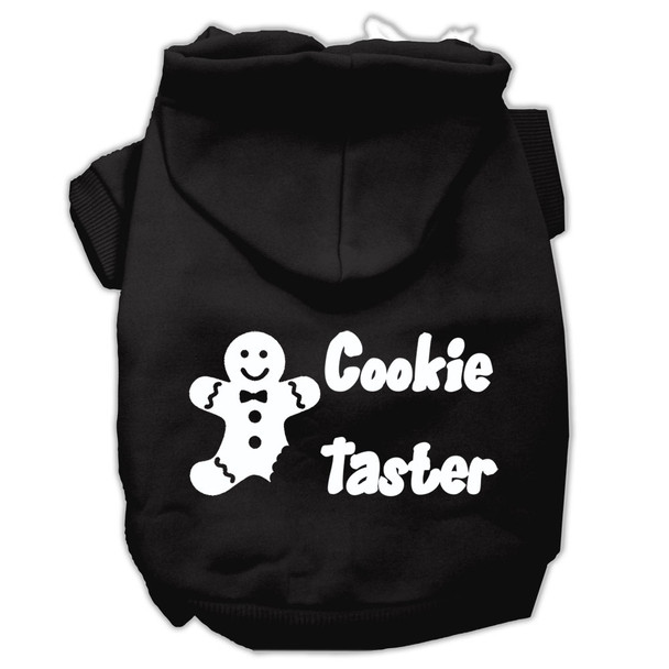Cookie Taster Screen Print Pet Hoodies - Black