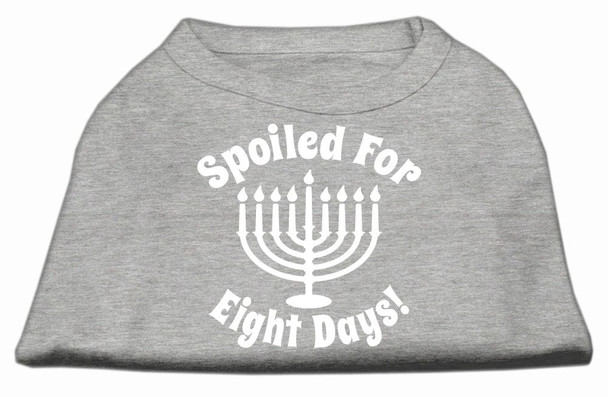 Spoiled for 8 Days Screen Print Shirt - Grey