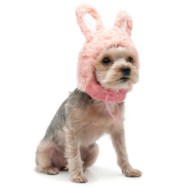 pink dog hat