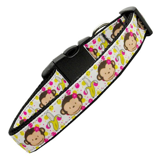 Monkeys And Bananas Nylon Dog & Cat Collar