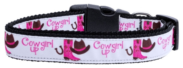 Cowgirl Up Nylon Dog & Cat Collar