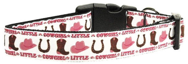 Little Cowgirl Nylon Dog & Cat Collar