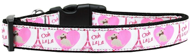 Oh La La Paris Nylon Dog & Cat Collar