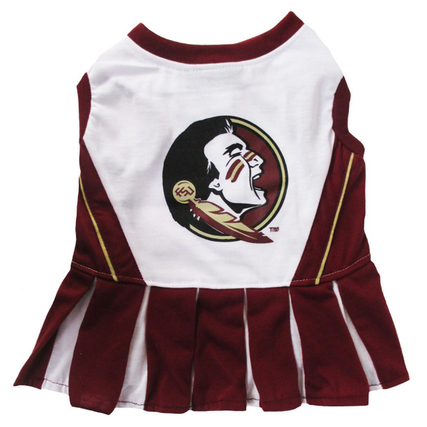 Pets First Florida State Seminoles Cheerleader Pet Dress 