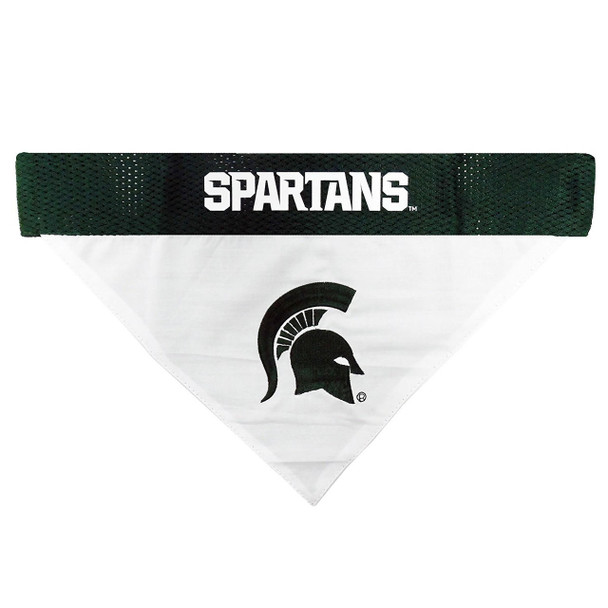 Pets First Michigan State Spartans Pet Reversible Bandana 