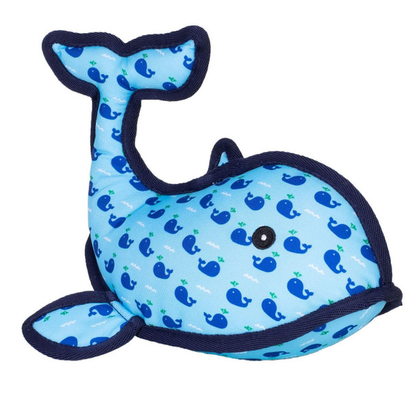 Worthy Dog Squirt Whale Dog Toy - 2 Sizes