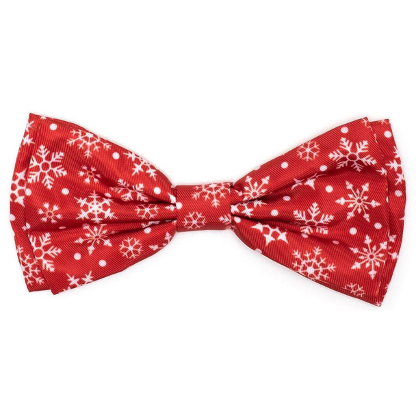 Worthy Dog Let It Snow Pet Dog Bow Tie