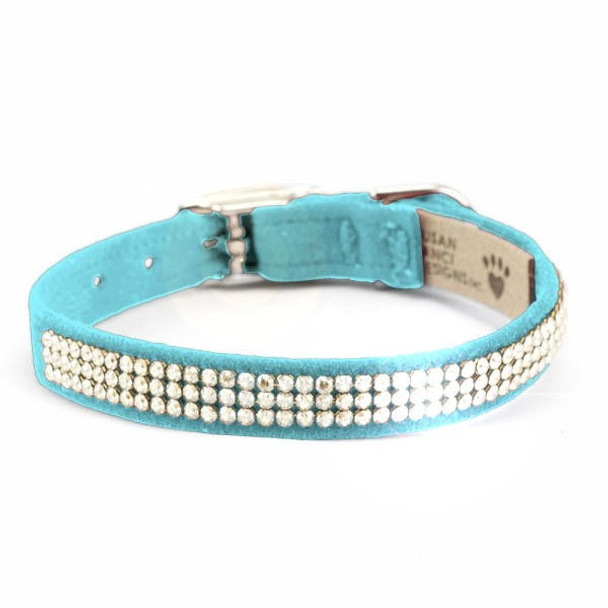 Susan Lanci Designs Giltmore 3 Row Collars - Tiffi Blue