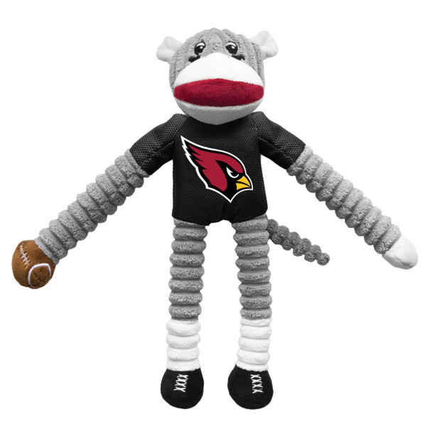 Little Earth Productions Arizona Cardinals Sock Monkey Pet Toy