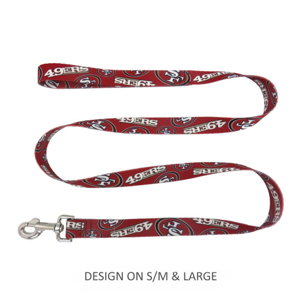 Little Earth Productions San Francisco 49ers Pet Nylon Leash - S/M