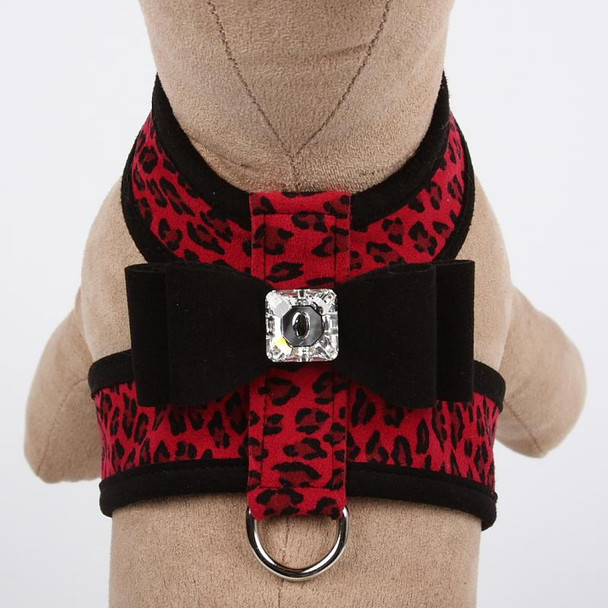 Susan Lanci Design Custom - Big Bow Tinkie Harnesses by Susan Lanci - Two Trim Cheetah