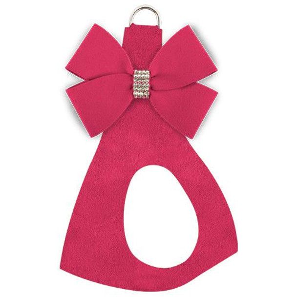 Susan Lanci Custom - Raspberry Nouveau Bow Dog Harness - Stardust or not