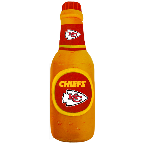 Kansas City Chiefs Pet Dog Beer Bottle Toy