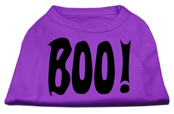 Mirage Pet Boo Screen Print Dog Shirts - Purple