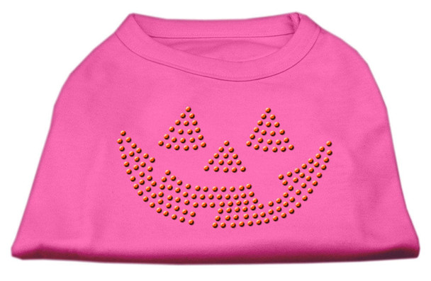 Mirage Pet Jack O Lantern Rhinestone Shirts - Bright Pink