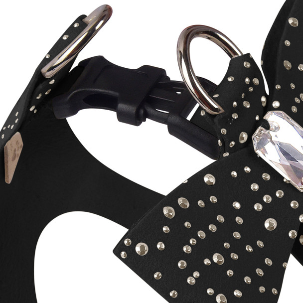 Customize - Black Tail Bow Emerald Step-In Harness Customize - Black Tail Bow Emerald Step-In Harness