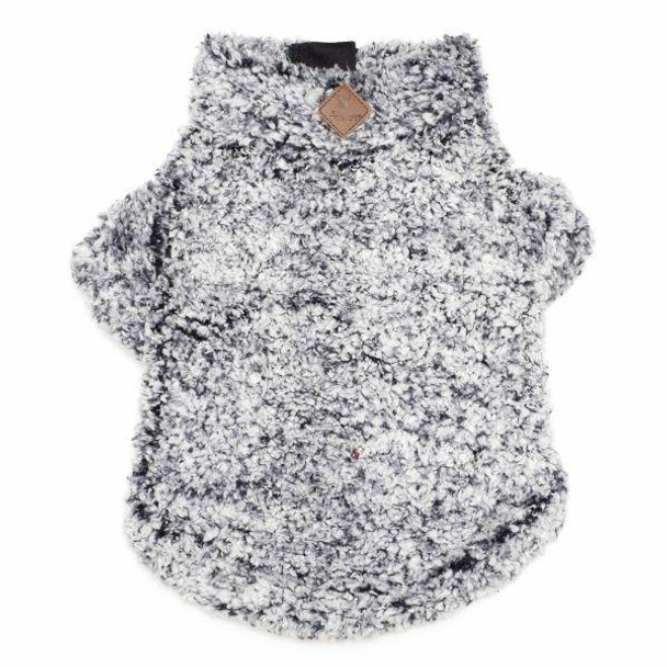 Worthy Dog Wubby Fleece 1/4 Zip Pullover Dog Sweater - Navy