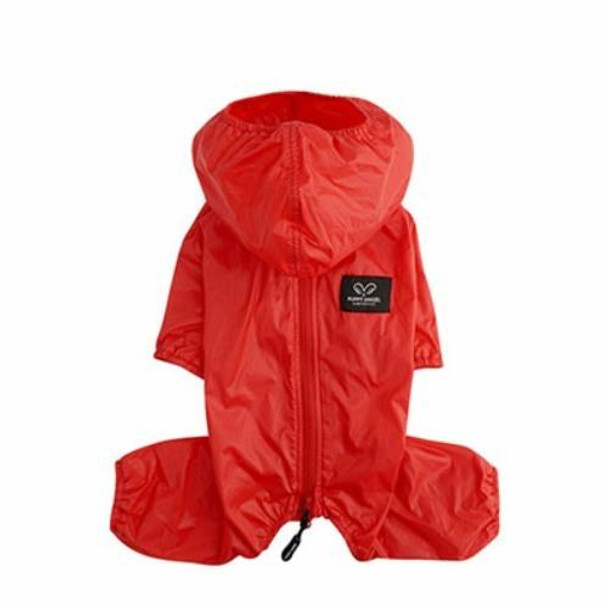 Puppy Angel AIR Waterproof Dog Raincoat Overalls - Red